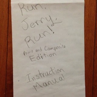 Run Jerry Run - Instruction Manual Cover