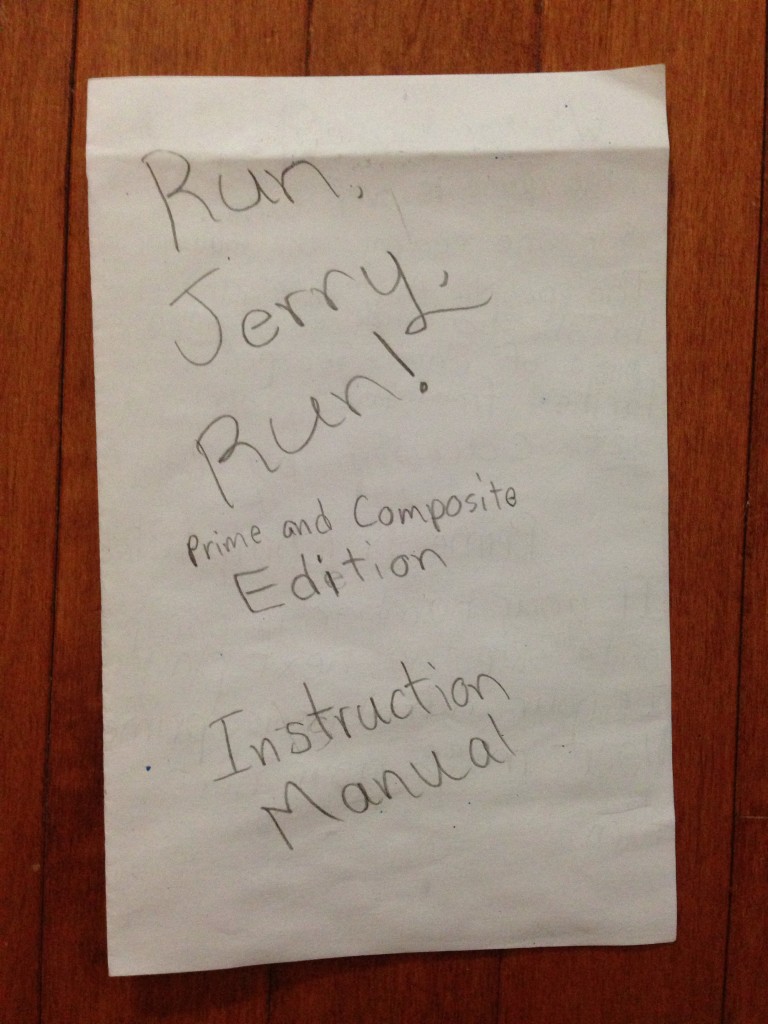 Run Jerry Run - Instruction Manual Cover