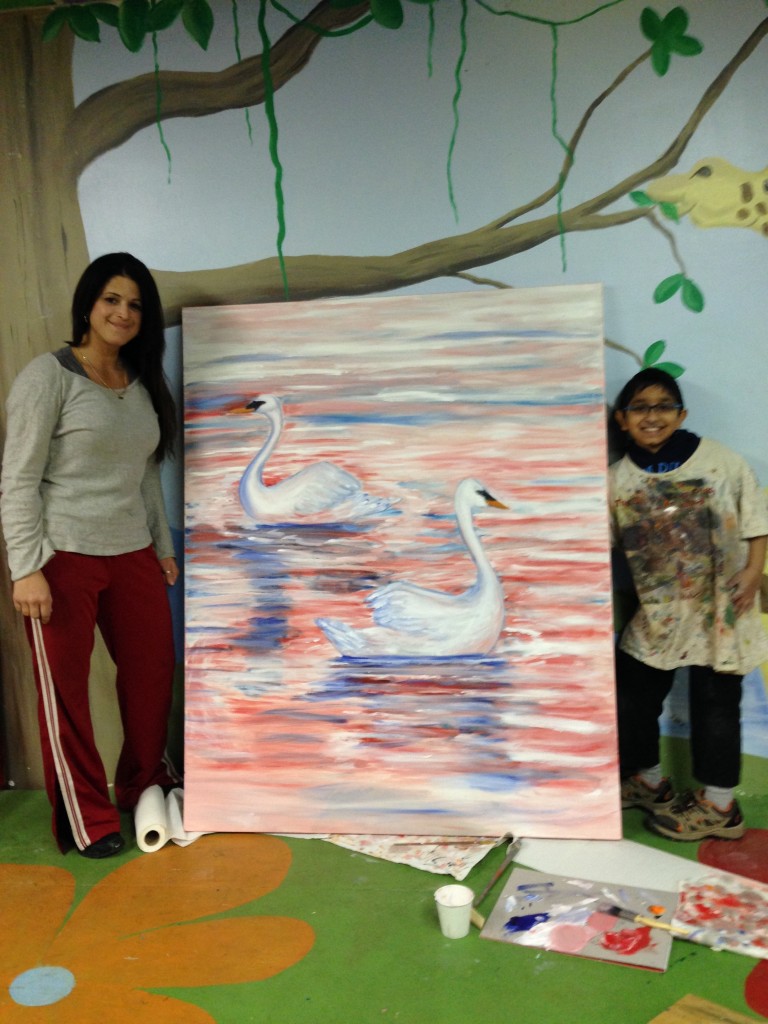 Swans - With My Art Teacher and Swans